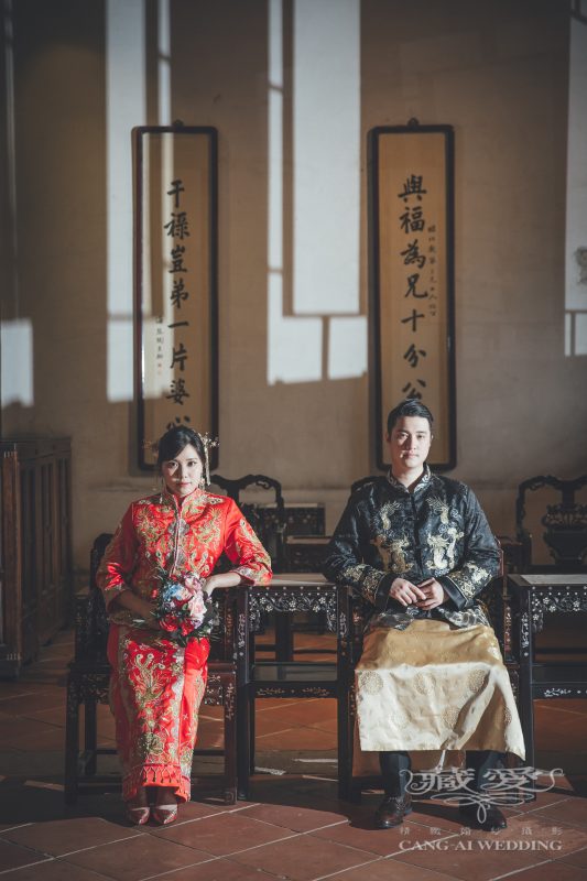 中式婚紗 林家花園