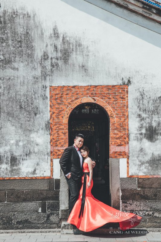 中式婚紗 孔廟