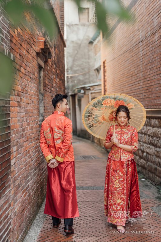 中式婚紗 迪化街