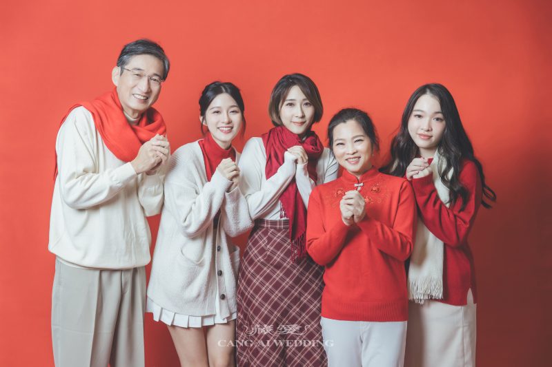便服 主題 全家福 拜年 過年
